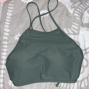 Aerie Green Swim Top